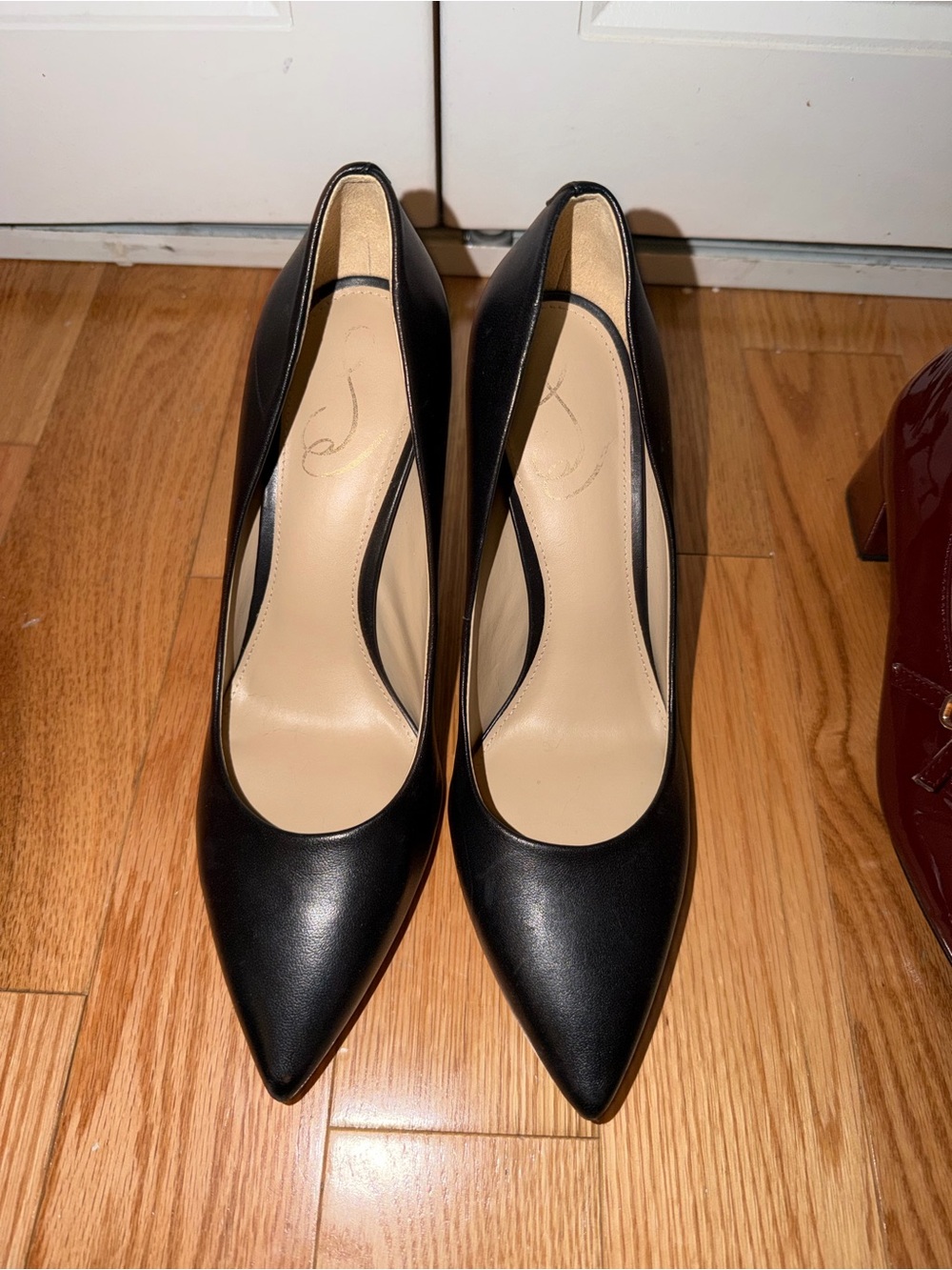 Circus by Sam Edelman Black Pointed-Toe Women's Pumps